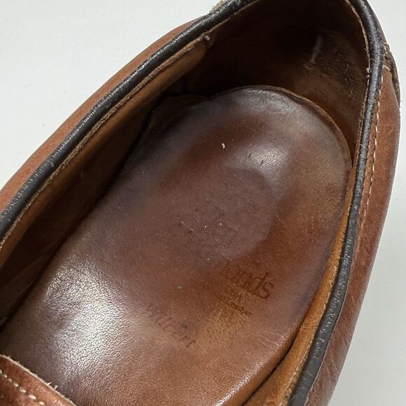 Allen Edmonds Wilbert Derby Shoes Mens 11 D Brown Leather Split Toe Casual Dress main image 7